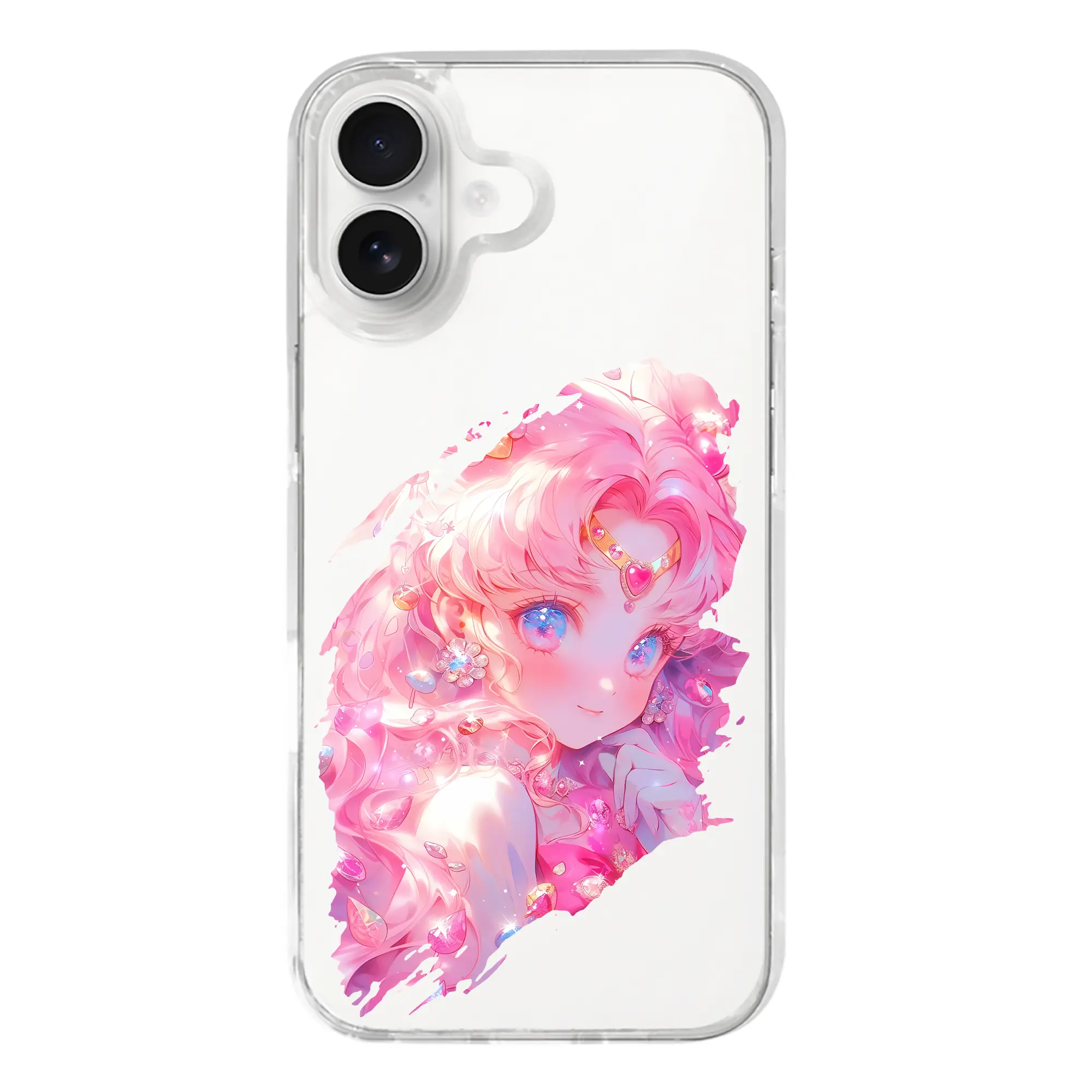 美少女戦士セーラームーン グッズ,ちびうさ - iPhone 17シリーズ 透明スマホケース – 薄型・耐衝撃・精密フィット保護カバー